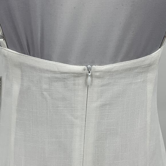 LA Hearts Dress Womens S Small White Straps Lace Trim Lined Back Zip Babydoll - Picture 6 of 13